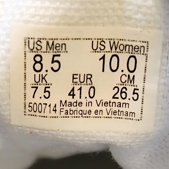 Vans Old Skool Low Sketch Red Checkered Shoes Men's 8.5 Women's 10 Skater Punk - Picture 10 of 10